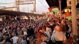 Pro-Palestinian protesters occupy train station in Italy’s Bologna