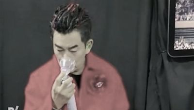 Video captures Richie Jen's pre-concert oxygen boost in red attire - Dimsum Daily