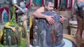 WATCH | Tej Pratap Yadav Hugs Shivling As Milk, Bhang Is Poured On Him; Gets Trolled