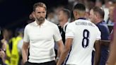 Cups thrown at England manager Gareth Southgate after a 0-0 draw with Slovenia at Euro 2024