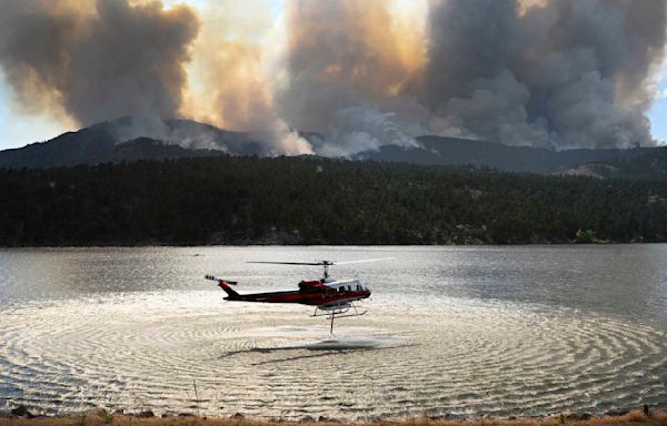 Wildfire doubles in Colorado's Rocky Mountains as evacuations continue