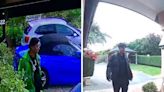 Appeal to find men after car damaged while up for sale