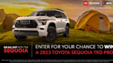 Enter for your chance to win the fully redesigned 2023 Toyota Sequoia TRD Pro