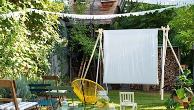 How to build an outdoor cinema screen for your backyard movie night