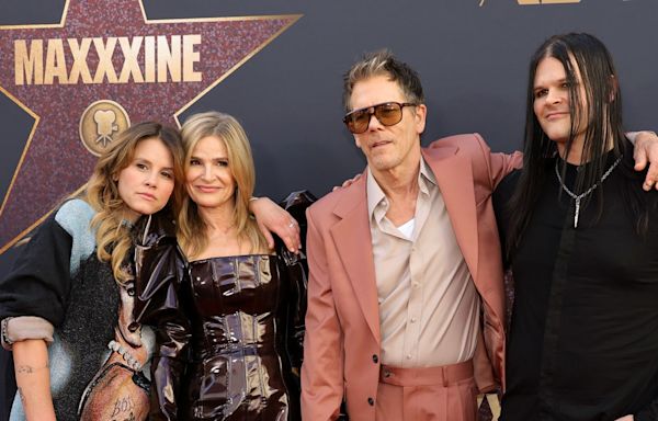 Kevin Bacon, Kyra Sedgwick make rare appearance with their adult kids