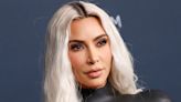 Kim Kardashian Is Giving Mystique Realness With XL Icy Blue ”Buss Down”