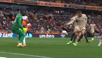 Fans left split on whether Kylian Mbappe meant to score with bizarre heel flick