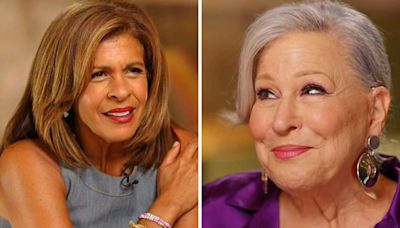 Bette Midler tearfully shuts down Hoda Kotb's questioning during emotional 'Today' interview: "Please don't make me cry"