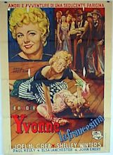 "YVONNE" MOVIE POSTER - "FRENCHIE" MOVIE POSTER