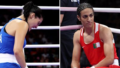 Boxer tearfully quits Olympic fight after punch by opponent who failed gender eligibility test