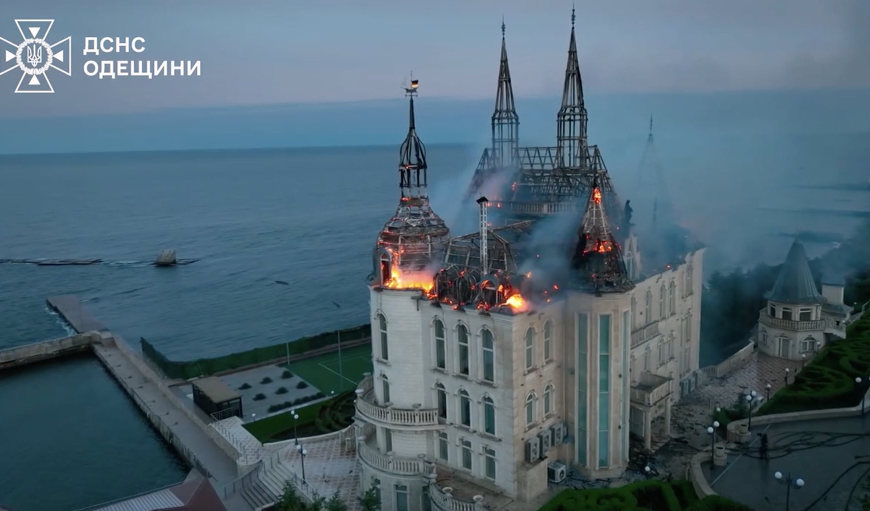 Deadly Russian missile strike destroys 'Harry Potter castle' in Ukraine