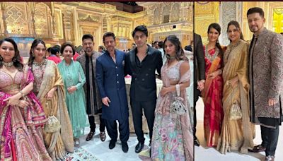 Anant Ambani-Radhika Merchant Wedding: Iconic Stars Madhuri Dixit And Shah Rukh Khan Pose Together