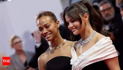 Selena Gomez and Zoe Saldaña get emotional as ‘Emilia Perez’ gets 9-Minute standing ovation at Cannes 2024 | English Movie News - Times of India