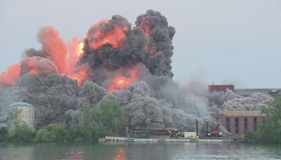 WATCH: Trenton Channel Power Plant boiler house imploded