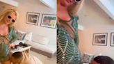 Britney Spears shares ‘bizarre’ video of mystery man licking her leg following Sam Asghari split
