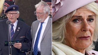 The D-Day poem and veteran speech that moved Queen Camilla to tears