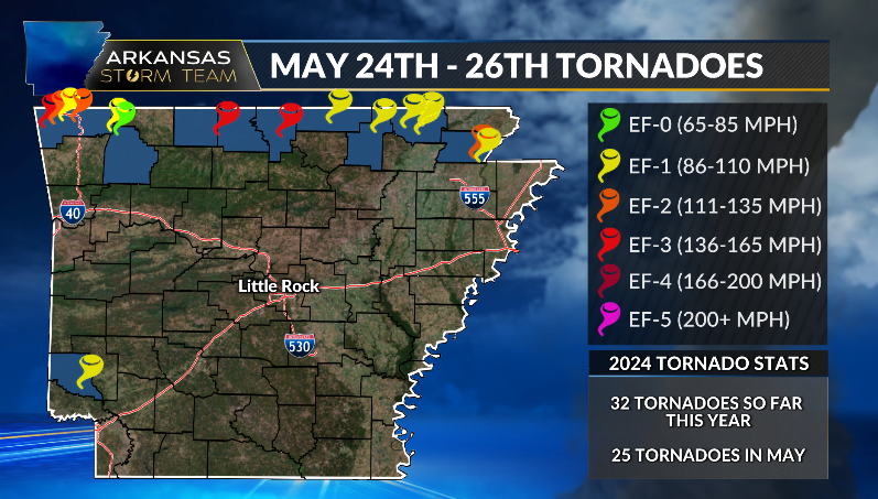 Arkansas Storm Team Weather Blog: At least 16 tornadoes confirmed over the Memorial Day Weekend