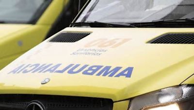Una salida de vía de un camión en Salceda de Caselas se salda con dos personas heridas trasladadas a un centro hospitalario