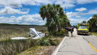 2 people safe after small plane crash off Pine Island Drive in Hernando County