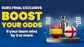 Spain v England: Get DOUBLE or TRIPLE the odds if your team wins with Betfred