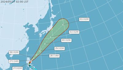 颱風「艾維尼」增強中！美國估恐變強颱 各國預測路徑趨向一致