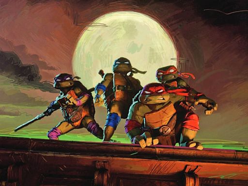 Cowabunga: Teenage Mutant Ninja Turtles: Mutant Mayhem sequel producer Seth Rogen says he "stood up and cheered" when he saw just the title