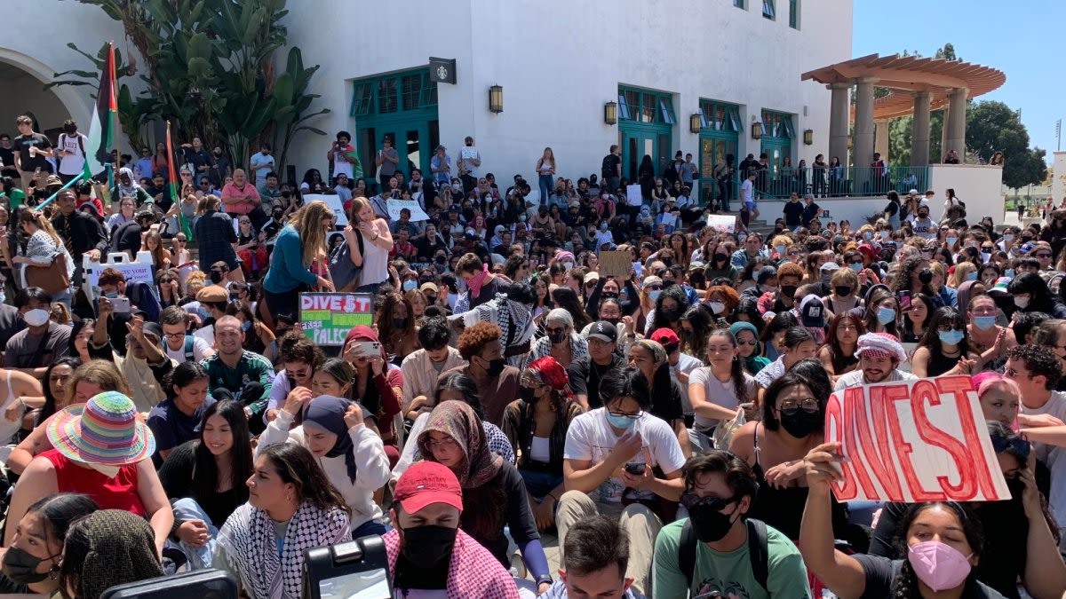 SDSU students join other US college demonstrations against Israel-Hamas war