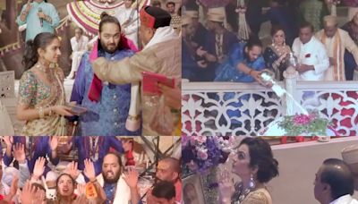 Ambani Family Chants 'Har Har Mahadev', Performs Shiv Abhishek Ahead of Anant-Radhika's Wedding | Watch - News18