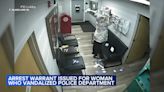 Arrest warrant issued for Schaumburg woman allegedly seen on video vandalizing police station lobby