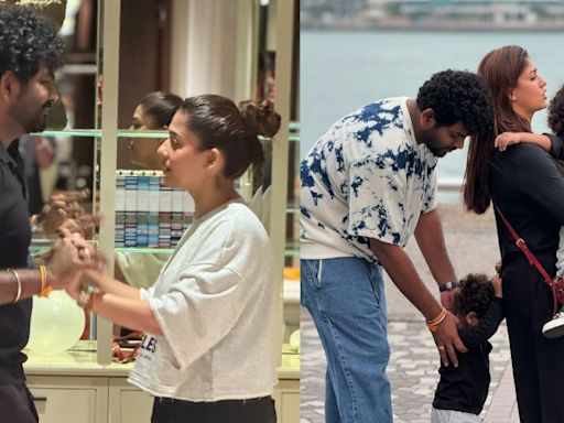 Pics: Nayanthara's wholesome moments with Vignesh Shivan and sons, Uyir, Ulag