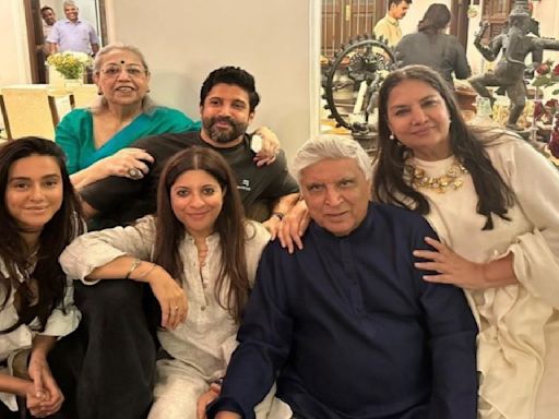 Shabana Azmi says her relationship with Farhan Akhtar and Zoya Akhtar is 'beautiful'; calls Javed Akhtar's ex-wife Honey Irani 'Family'