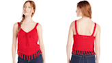 Spice Up Your Everyday Look With This Fringe-Trimmed Sweater Tank
