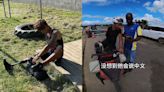 Chinese man who lost his arm and leg travels the world on his bike
