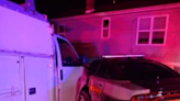 19-year-old driving twice the speed limit rams into house and parked cars, including cop car