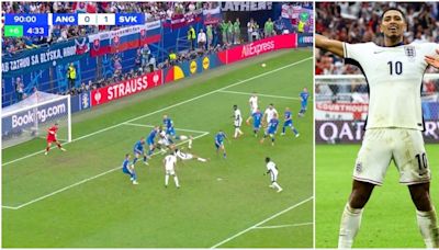 Jude Bellingham scores sensational equaliser to save England in dying seconds vs Slovakia