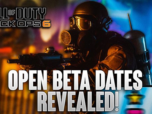 Call Of Duty: Black Ops 6 Open Beta Dates Revealed