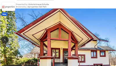 House for sale in Illinois is one of Frank Lloyd Wright’s lesser known designs. See it