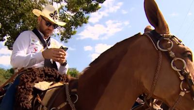 Zé Neto, da dupla com Cristiano, faz romaria a cavalo ao Santuário Nacional de Aparecida