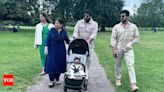 Chiranjeevi shares a heartwarming family picture with Ram Charan, Upasana Konidela and their daughter Klin Kaara Konidela from London | Telugu Movie News - Times of India