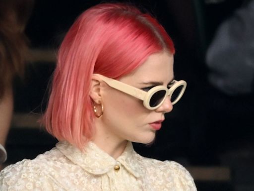 Lucy Boynton Just Debuted A Short Pink Bob For Wimbledon