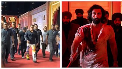 Sher Aaya: Salman Khan's EPIC red carpet appearance at 'Heeramandi' screening reminds fans of Ranbir Kapoor's 'Animal' - Times of India