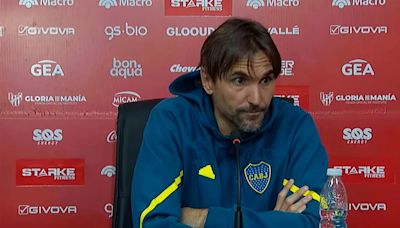 La palabra de Diego Martínez tras el empate de Boca ante Instituto: la racha como visitante, elogio a un juvenil y el mercado de pases