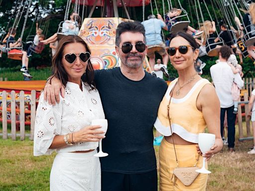 Simon Cowell and Lauren Silverman pictured on family day out with famous neighbours