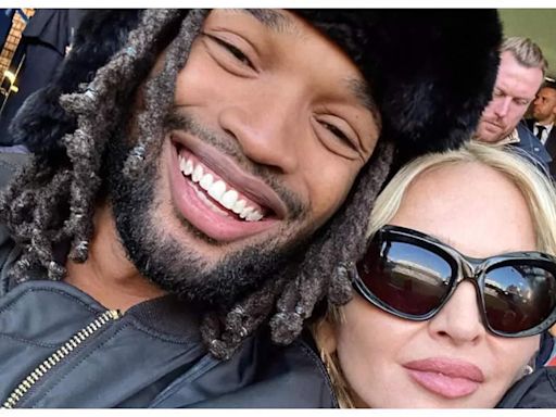 Madonna and Akeen Morris enjoy a romantic trip to London - Pics | - Times of India