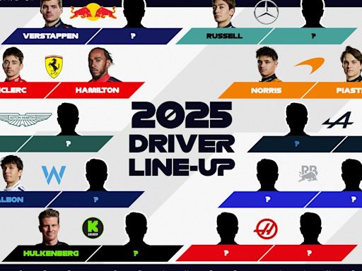 Fórmula 1: con un nuevo confirmado, ¿qué asientos quedaron libres para 2025?