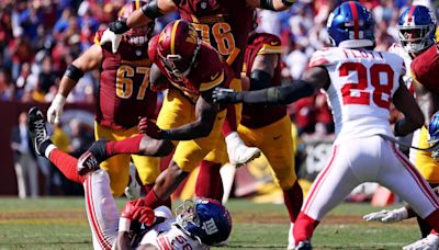 Giants gashed on ground by Commanders, and there’s little hope for improvement