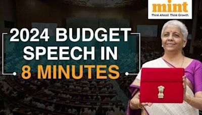 Budget 2024 TOP HIGHLIGHTS In 8 Minutes | Budget 2024 Takeaways