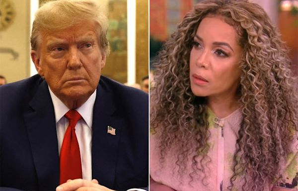 “The View” cohost Sunny Hostin jabs Donald Trump for allegedly 'farting up a storm' during trial
