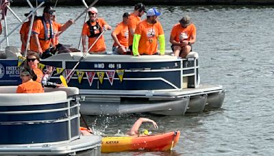 Swimmer completes 14-hour trek from Bay Bridge to Baltimore’s Inner Harbor