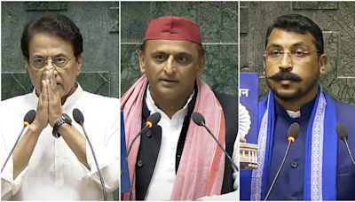 Jai Shri Ram, Jai Samvidhan, Inquilab Zindabad: Lok Sabha oath-taking turns into sloganeering slugfest